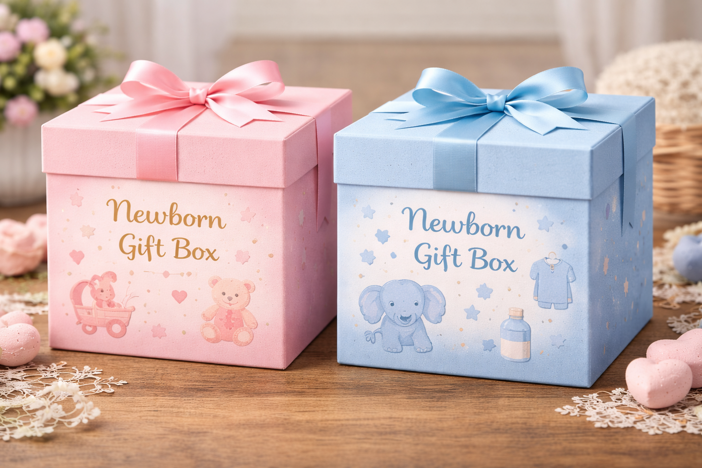 Newborn Gift Box – Packed with Gifts & Essentials