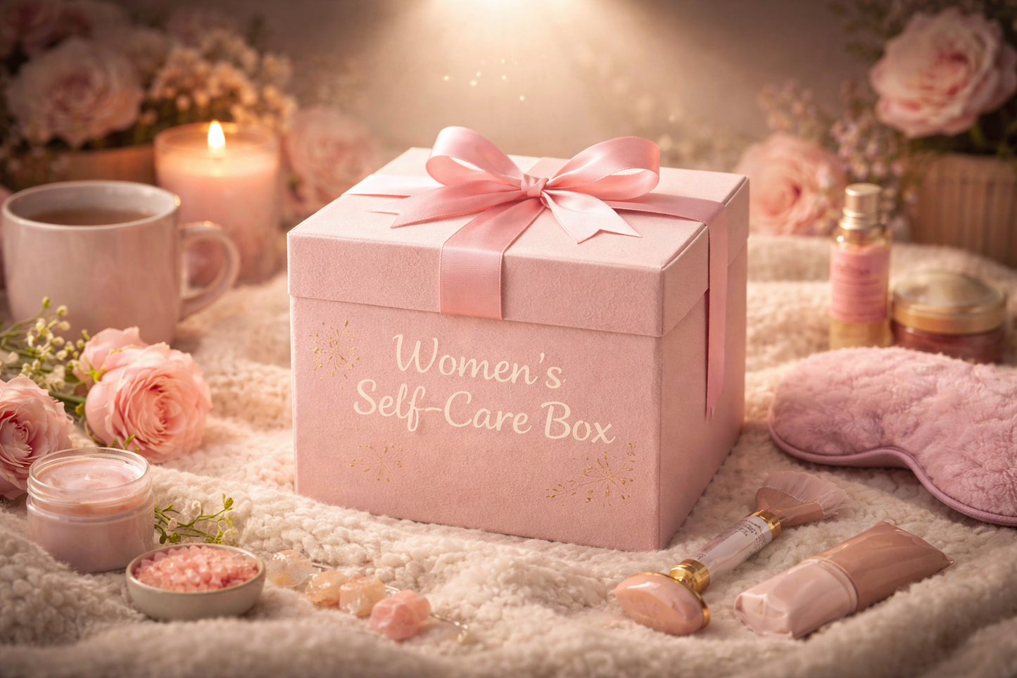 Women’s Self-Care Gift Box – Packed with Cosy & Relaxation Treats